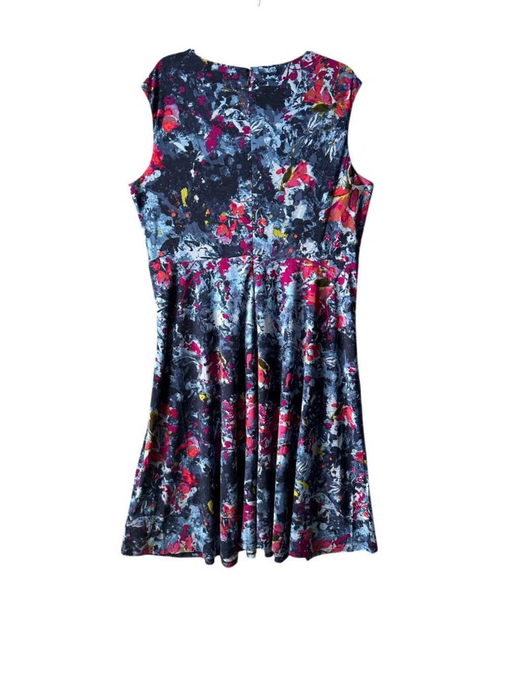 Lauren Womens Print Twist-Front Jersey Dress. Sz: 16W - Picture 7 of 11